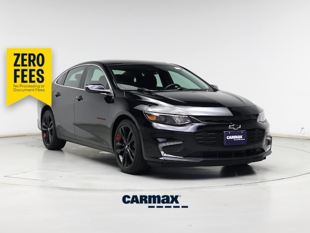 Black 2018 Chevrolet Malibu Sedan Front-Wheel Drive Automatic
