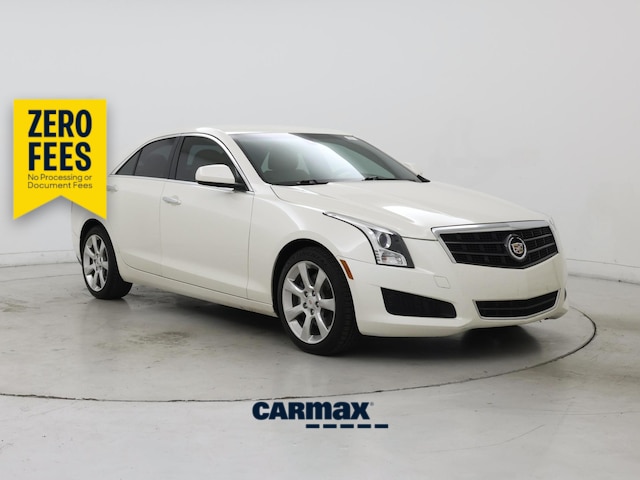 White 2014 Cadillac ATS Sedan Rear-Wheel Drive Automatic