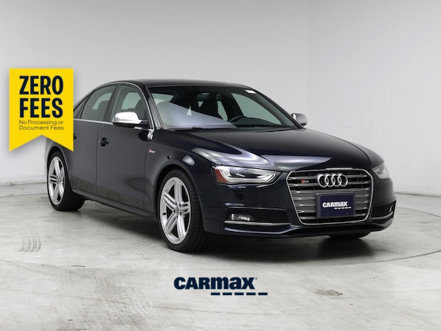 Blue 2016 Audi S4 Sedan All-Wheel Drive Automatic