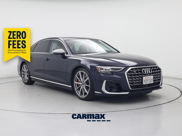 Black 2022 Audi S8 Sedan Automatic