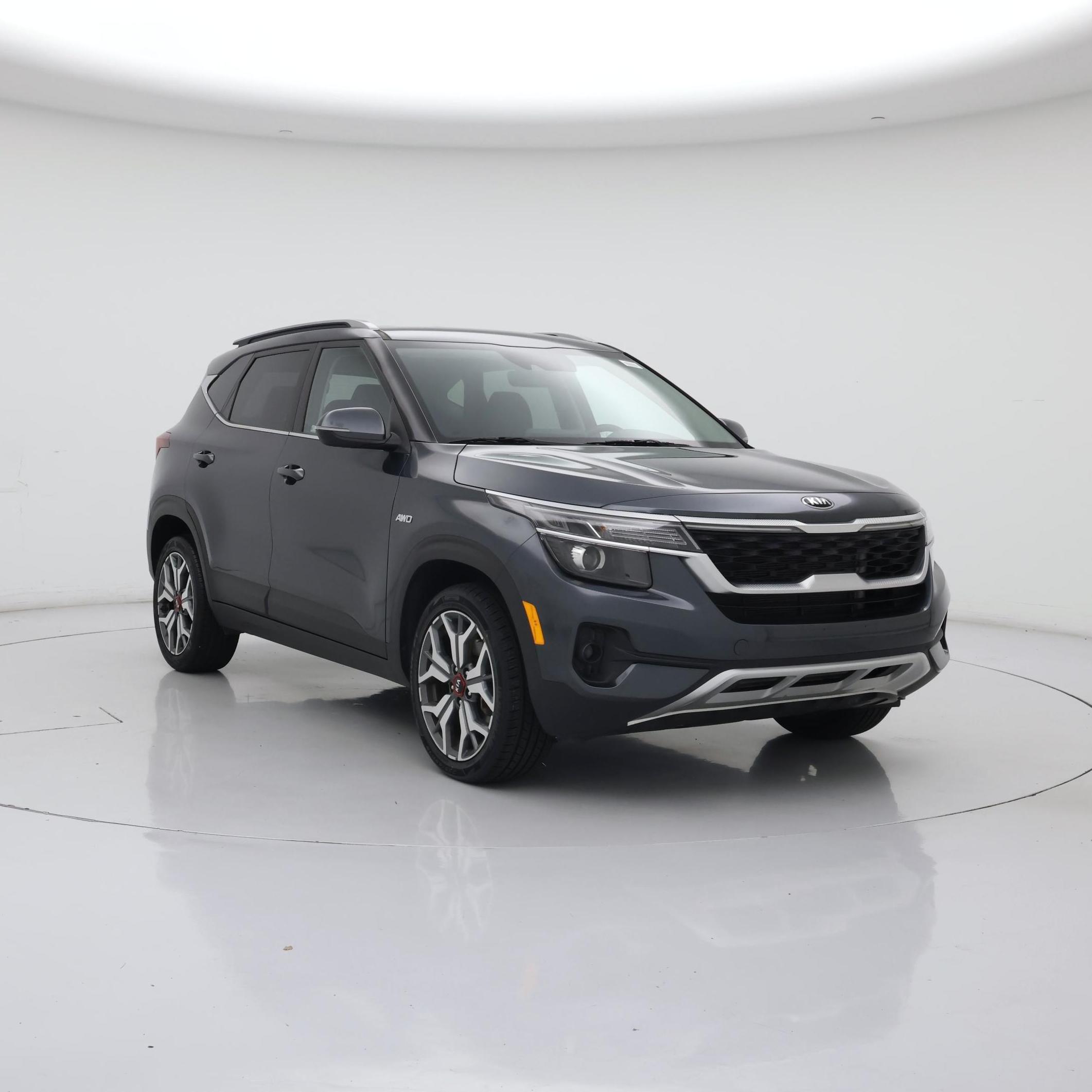 Gray 2021 Kia Seltos SUV / Crossover All-Wheel Drive Automatic