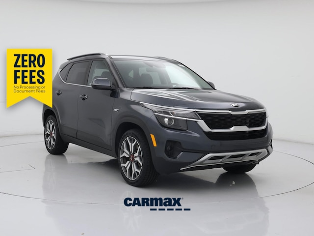 Gray 2021 Kia Seltos SUV / Crossover All-Wheel Drive Automatic
