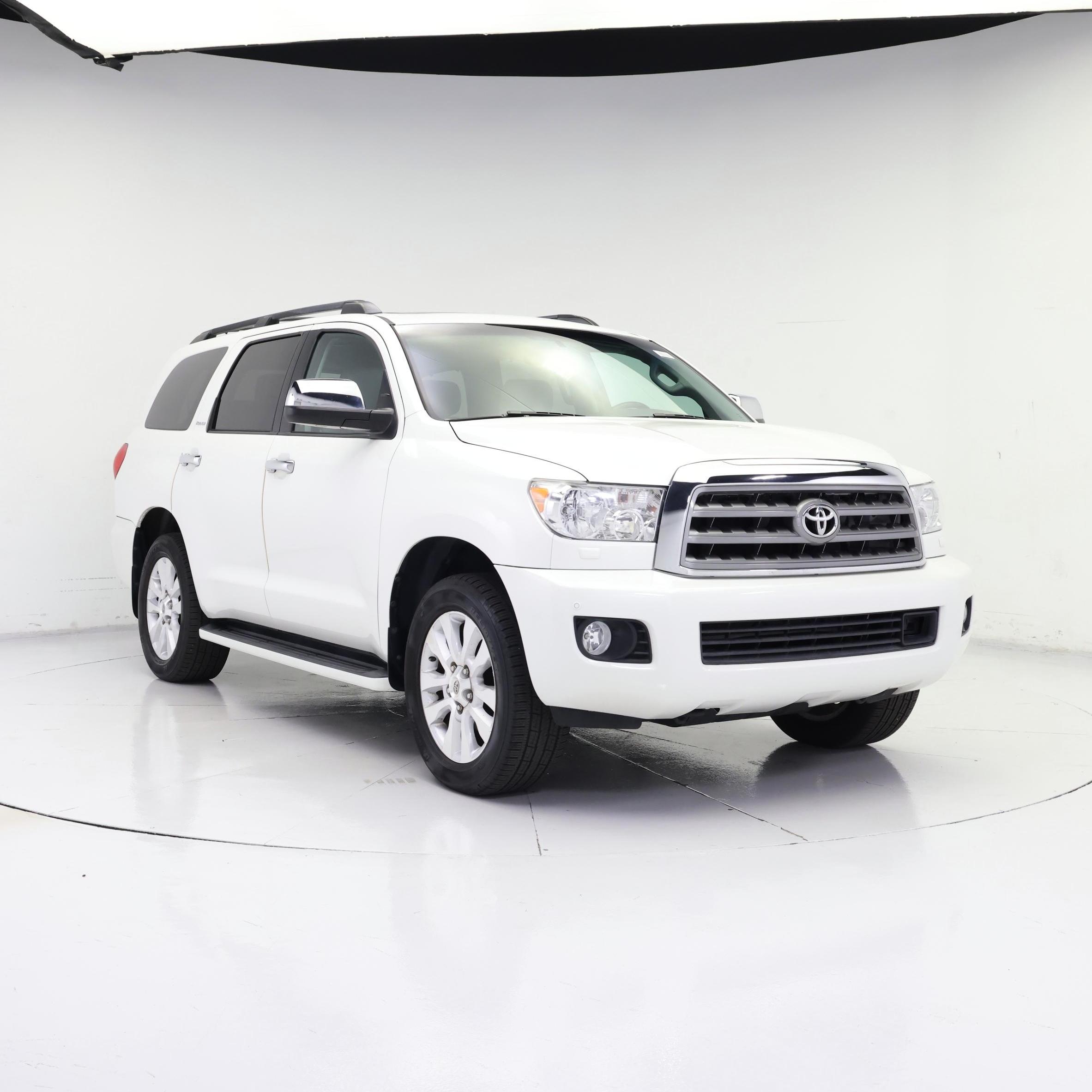 White 2014 Toyota Sequoia SUV / Crossover Four-Wheel Drive Automatic