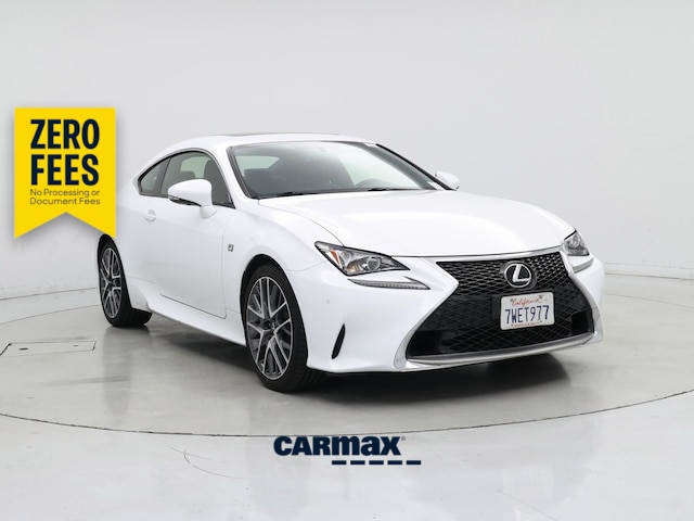 White 2016 Lexus RC Coupe Rear-Wheel Drive Automatic