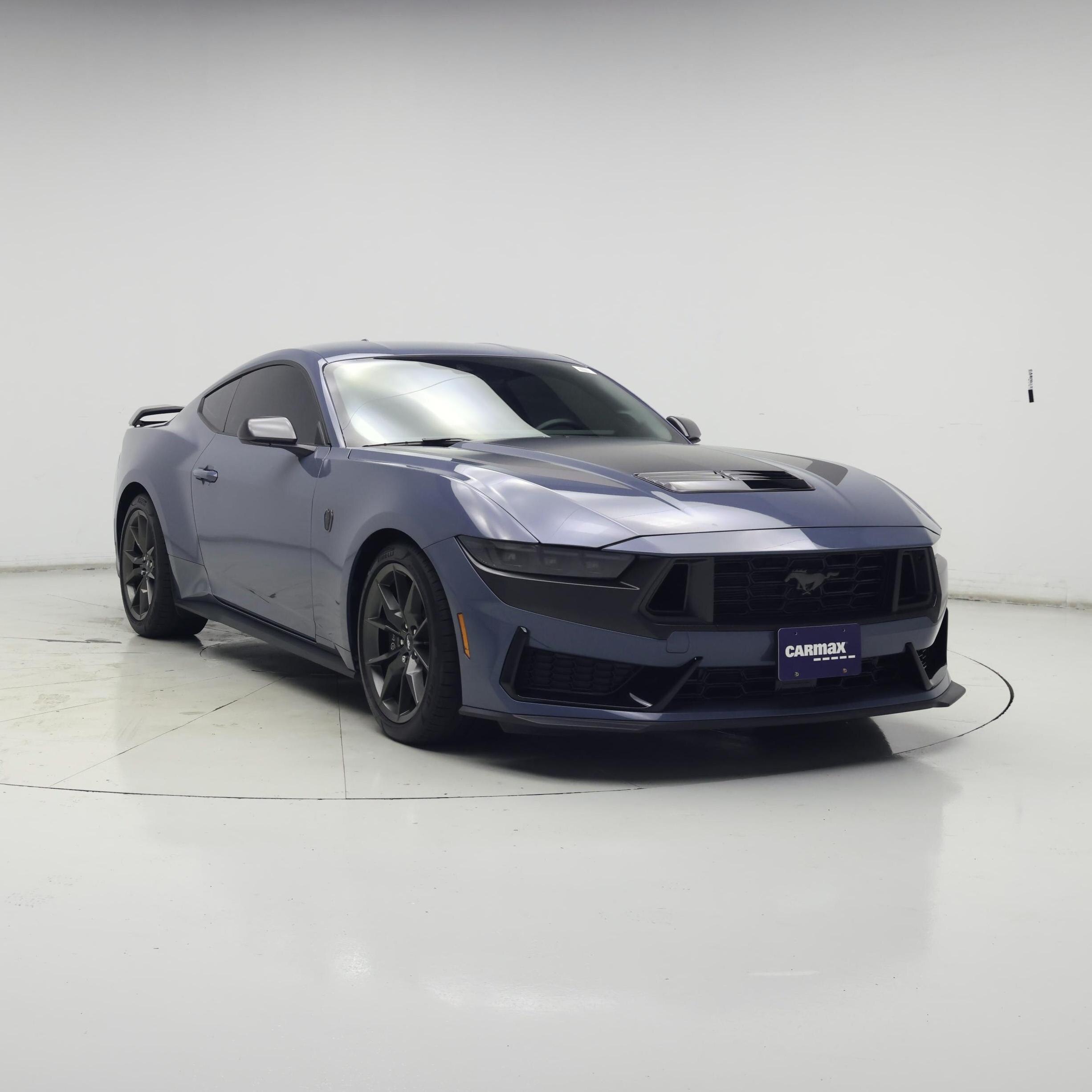 Blue 2024 Ford Mustang Coupe Rear-Wheel Drive Automatic