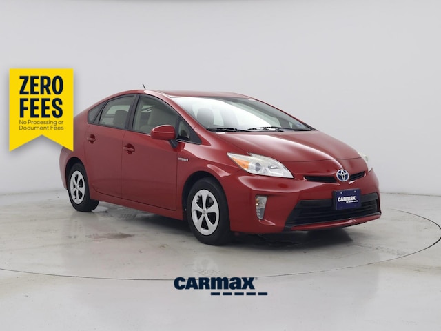 Red 2015 Toyota Prius Hatchback Front-Wheel Drive Automatic