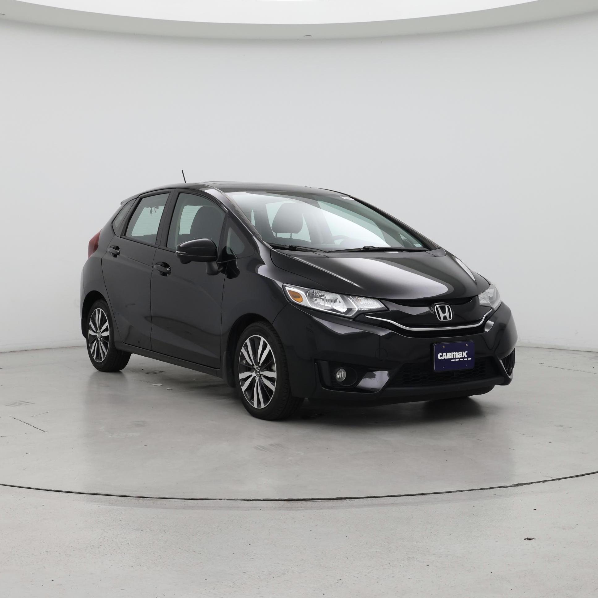 Black 2017 Honda Fit Hatchback Front-Wheel Drive Automatic