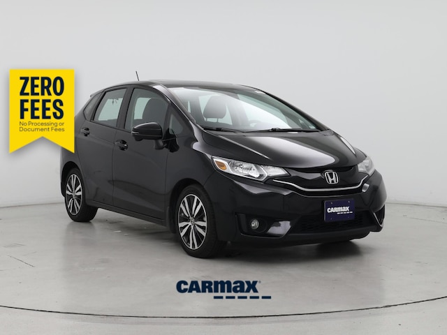 Black 2017 Honda Fit Hatchback Front-Wheel Drive Automatic