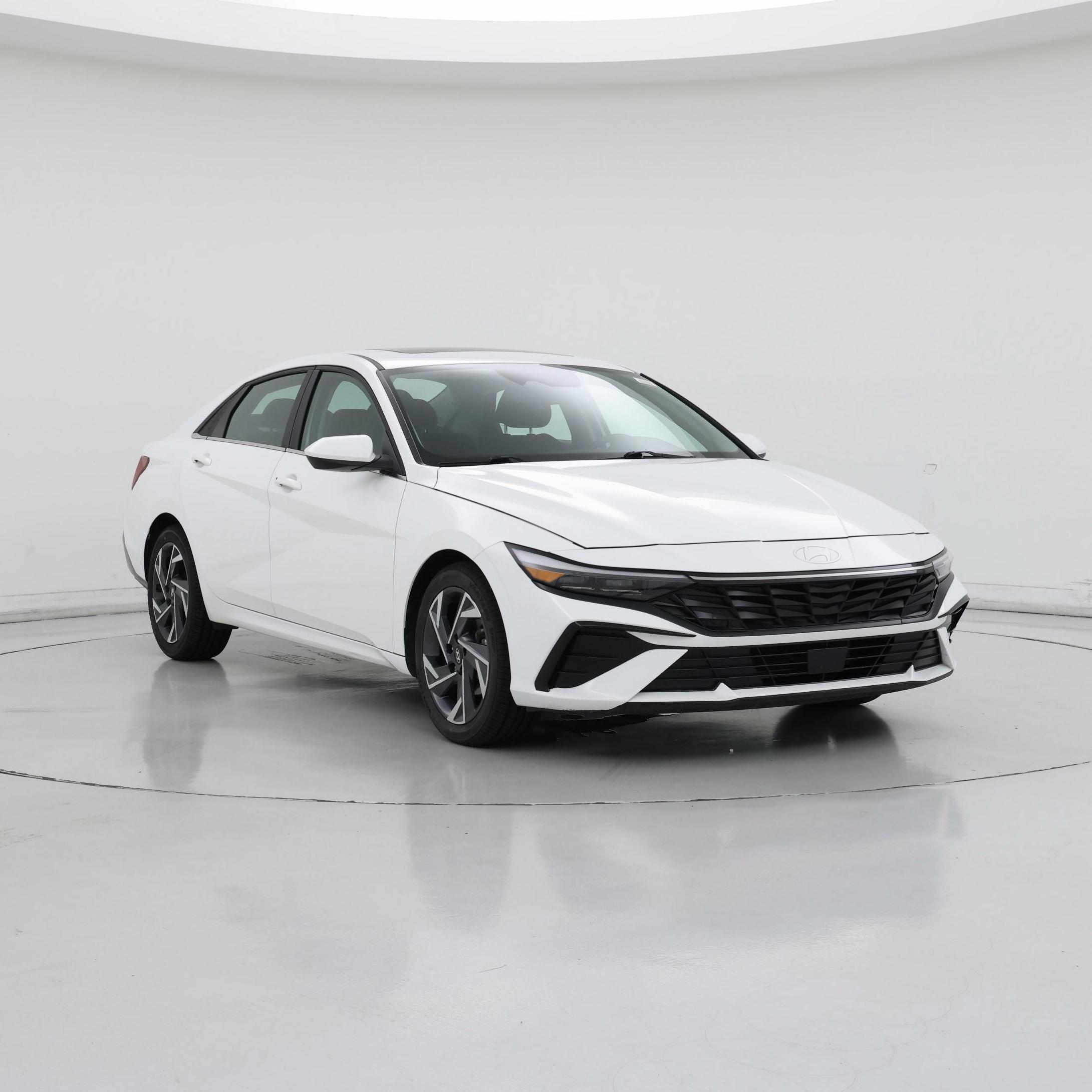 White 2025 Hyundai Elantra Sedan Front-Wheel Drive Automatic