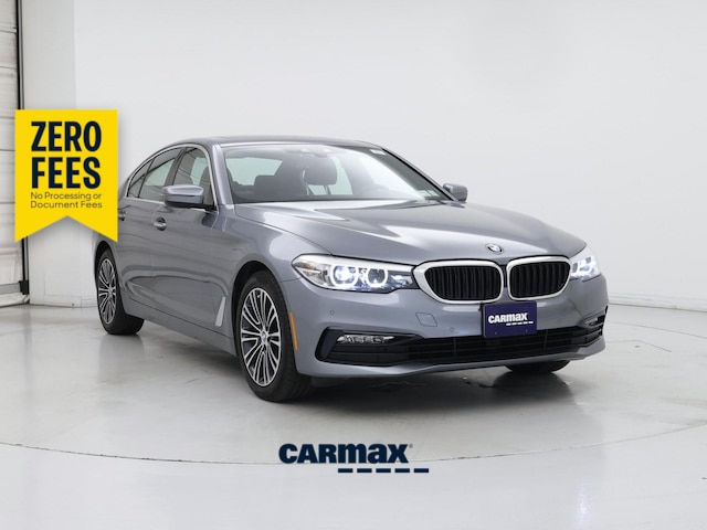 Silver 2018 BMW 5 Series Sedan All-Wheel Drive Automatic
