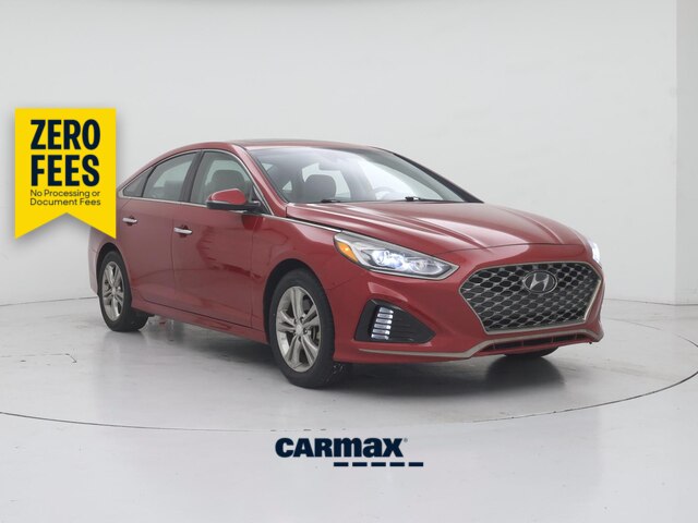 Red 2019 Hyundai Sonata Sedan Front-Wheel Drive Automatic