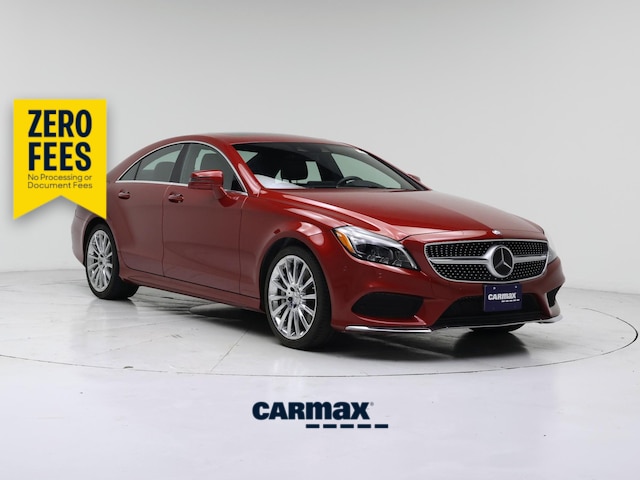 Red 2017 Mercedes-Benz CLS Sedan Rear-Wheel Drive Automatic