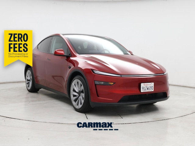 Red 2026 Tesla Model Y SUV / Crossover All-Wheel Drive Automatic