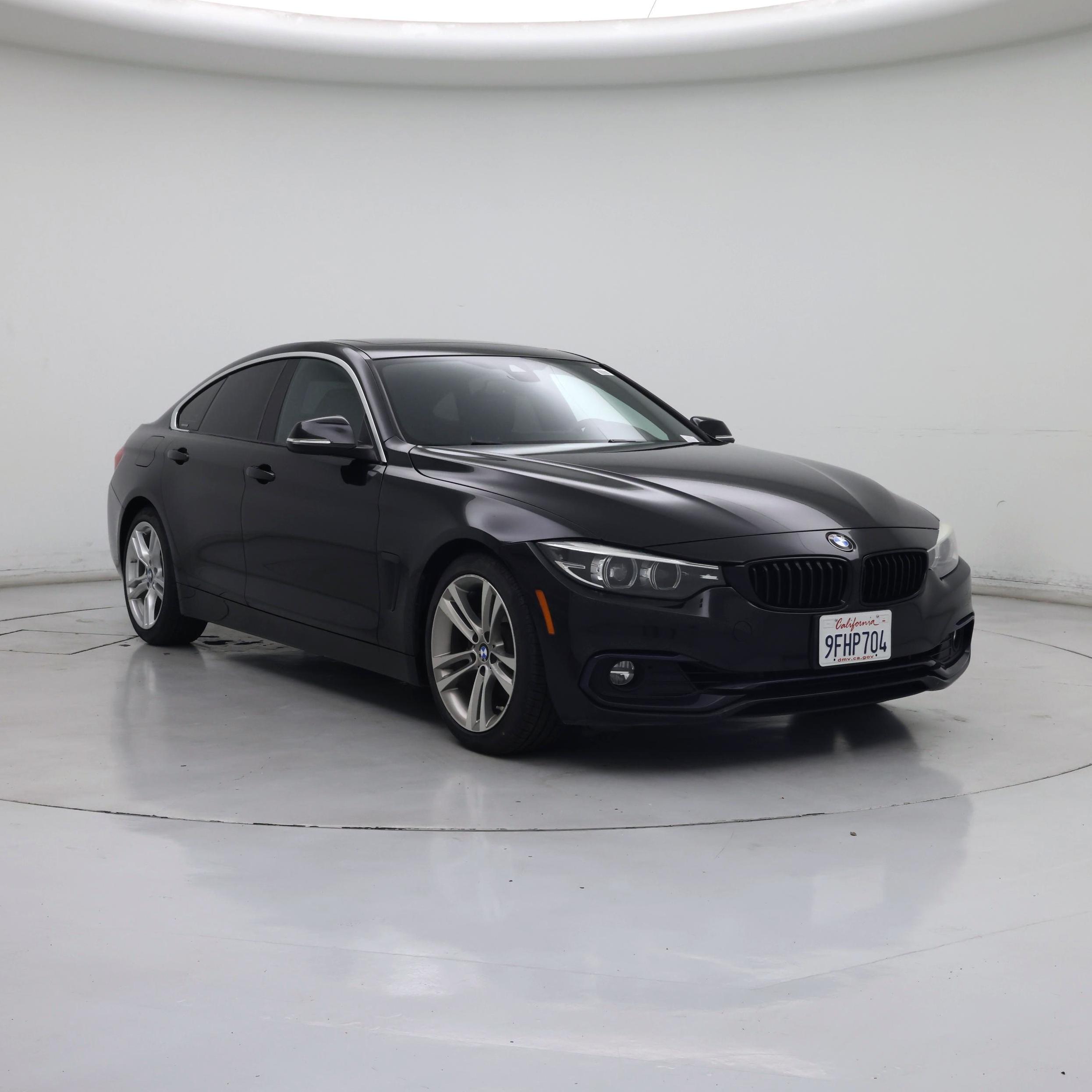Black 2018 BMW 4 Series Sedan Rear-Wheel Drive Automatic
