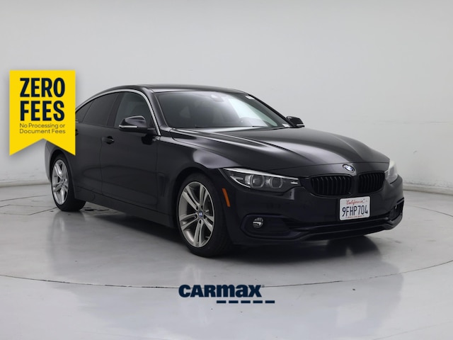 Black 2018 BMW 4 Series Sedan Rear-Wheel Drive Automatic