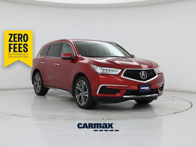 Red 2020 Acura MDX SUV / Crossover All-Wheel Drive Automatic