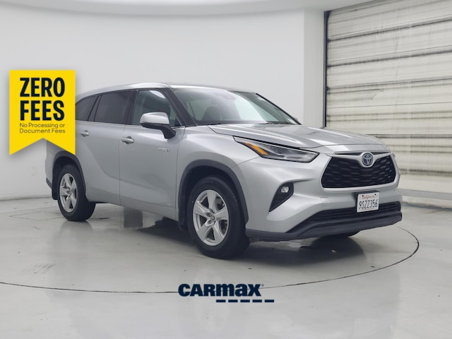 Silver 2021 Toyota Highlander Hybrid SUV / Crossover All-Wheel Drive Automatic