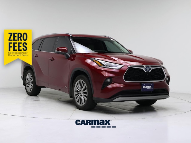 Red (Burgundy) 2022 Toyota Highlander Hybrid SUV / Crossover All-Wheel Drive Automatic