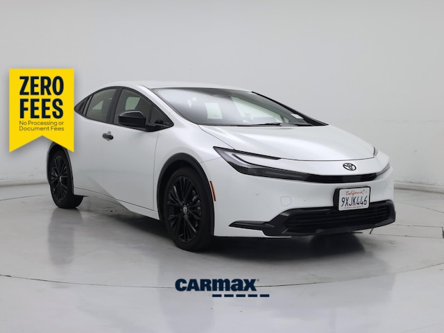 White 2026 Toyota Prius Plug-In Hybrid Hatchback Front-Wheel Drive Automatic