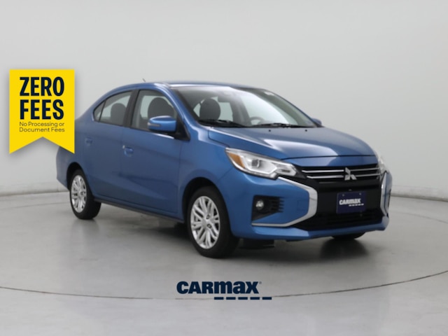 Blue 2022 Mitsubishi Mirage G4 Sedan Front-Wheel Drive Automatic