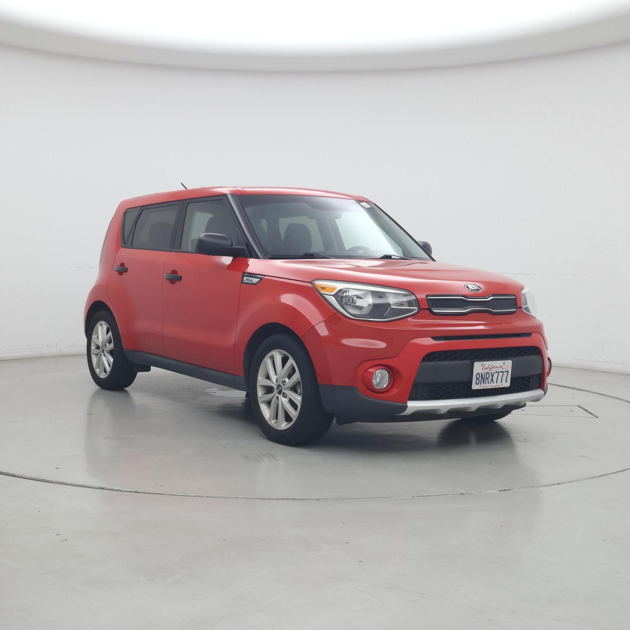 Red 2018 Kia Soul Wagon Front-Wheel Drive Automatic