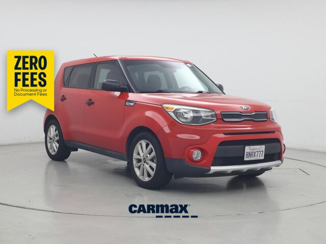 Red 2018 Kia Soul Wagon Front-Wheel Drive Automatic