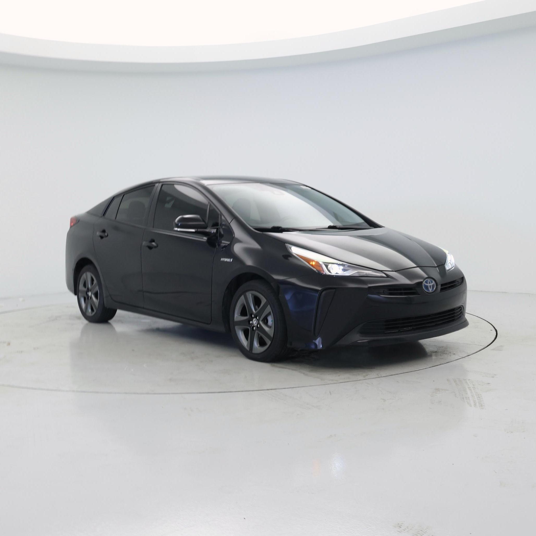 Black 2019 Toyota Prius Hatchback Front-Wheel Drive Automatic