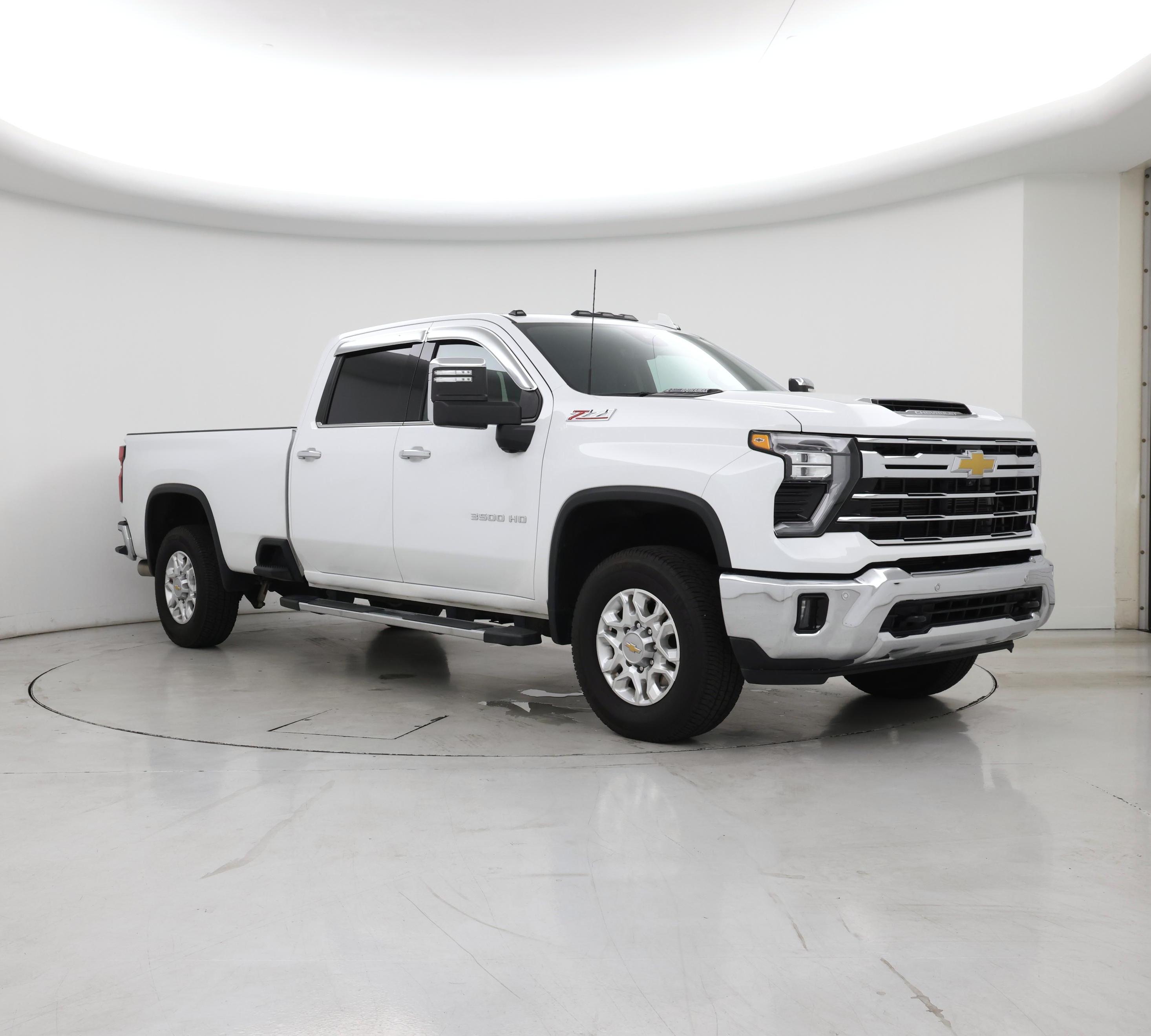 White 2024 Chevrolet Silverado 3500HD Pickup Truck Four-Wheel Drive Automatic