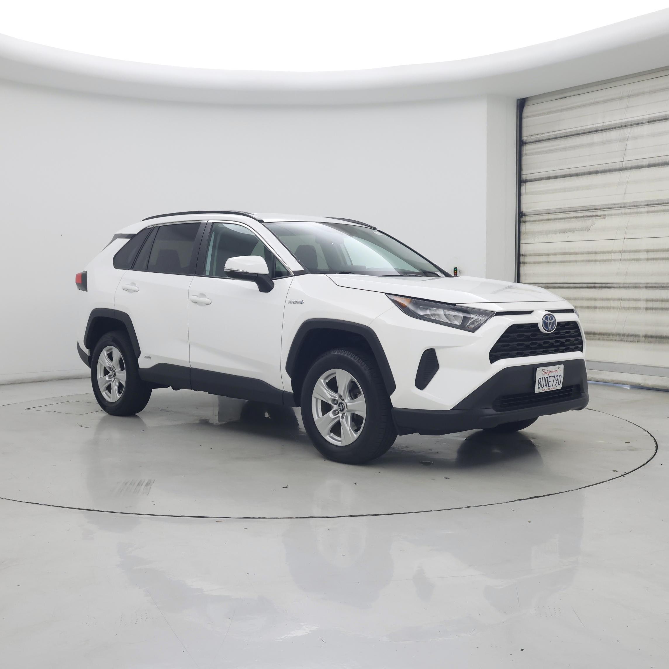 White 2021 Toyota RAV4 Hybrid SUV / Crossover All-Wheel Drive Automatic