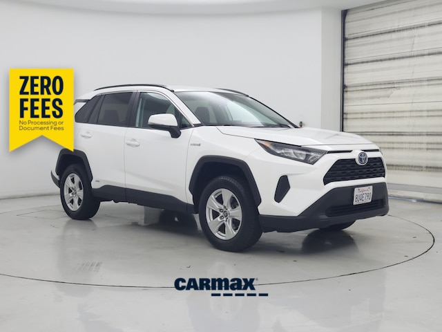 White 2021 Toyota RAV4 Hybrid SUV / Crossover All-Wheel Drive Automatic