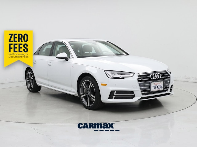 White 2017 Audi A4 Sedan All-Wheel Drive Automatic