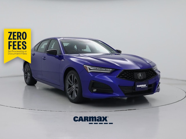 Blue 2023 Acura TLX Sedan All-Wheel Drive Automatic