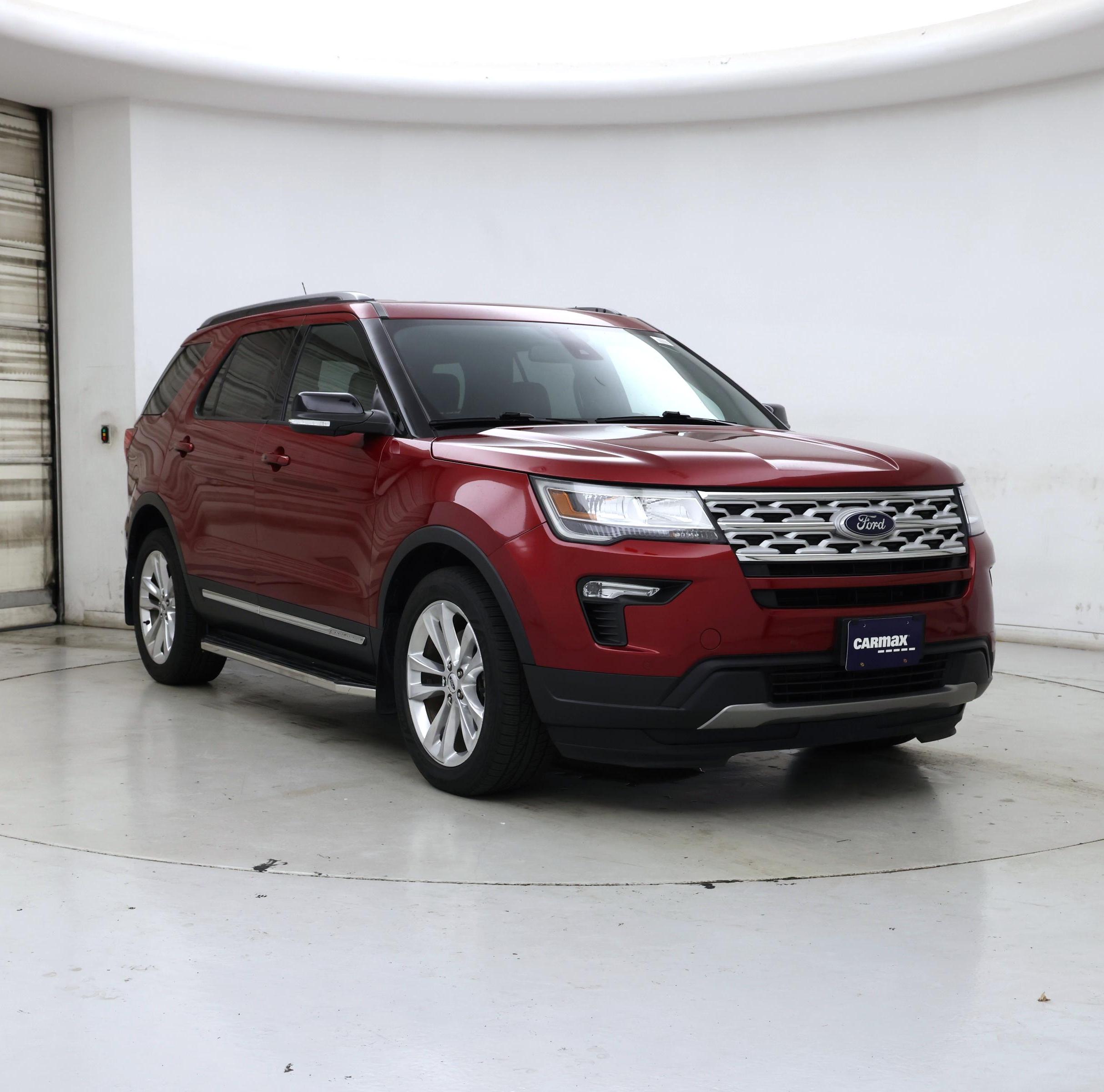 Red 2018 Ford Explorer SUV / Crossover All-Wheel Drive Automatic