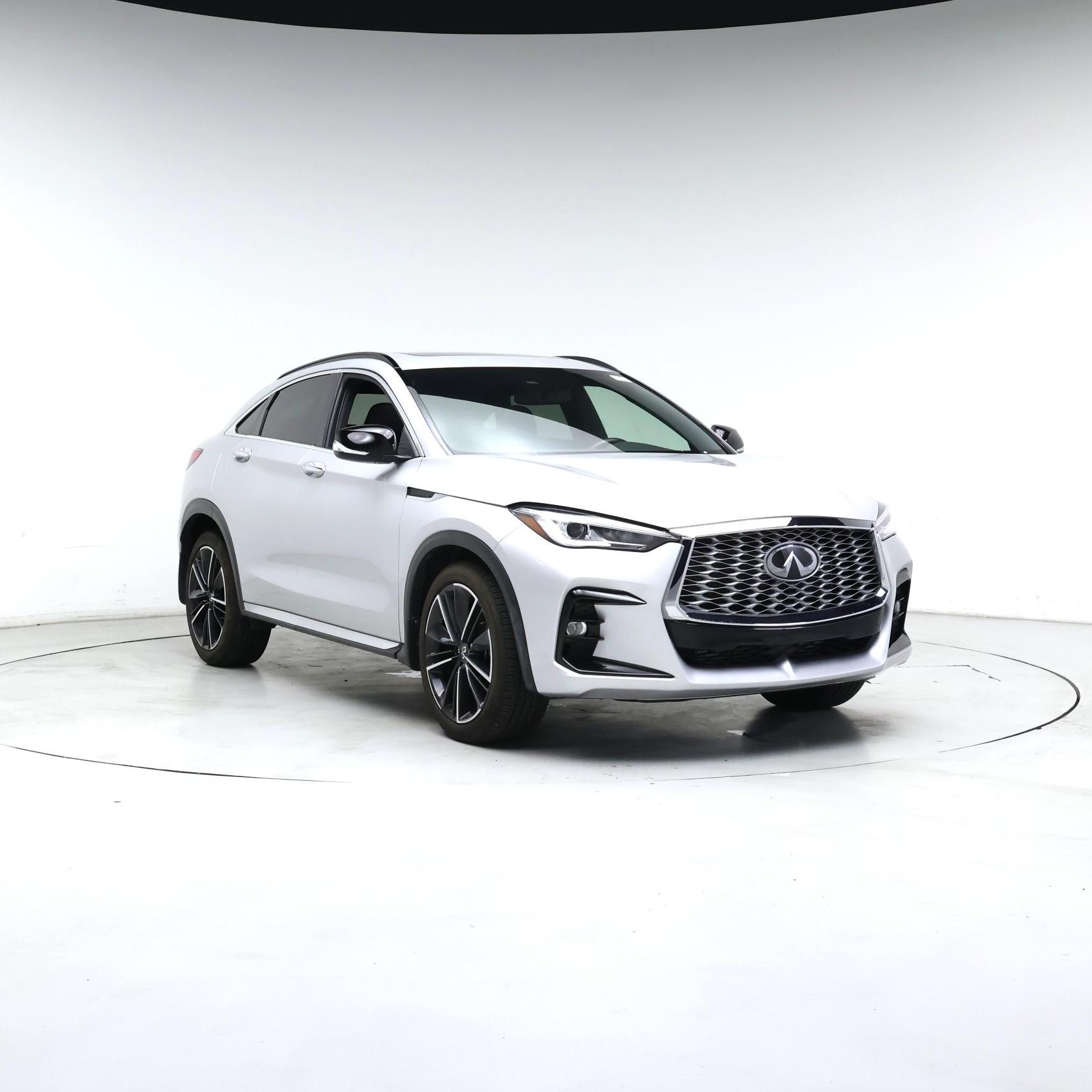 Silver 2022 INFINITI QX55 SUV / Crossover All-Wheel Drive Automatic
