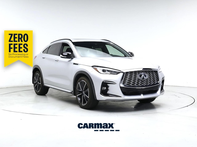 Silver 2022 INFINITI QX55 SUV / Crossover All-Wheel Drive Automatic