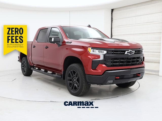 Red 2026 Chevrolet Silverado 1500 Pickup Truck Four-Wheel Drive Automatic