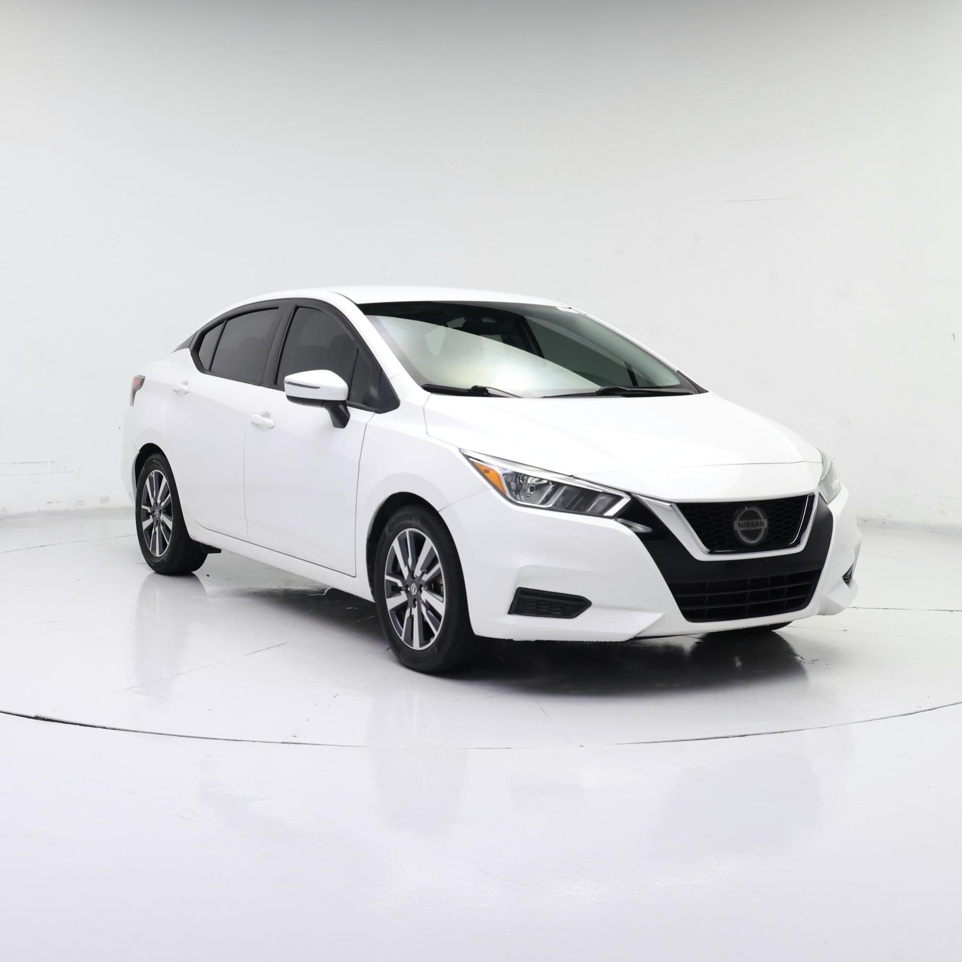 White 2020 Nissan Versa Sedan Front-Wheel Drive Automatic