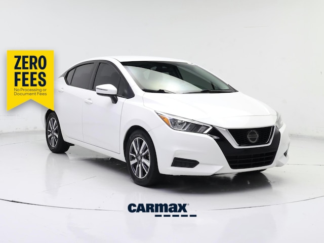 White 2020 Nissan Versa Sedan Front-Wheel Drive Automatic