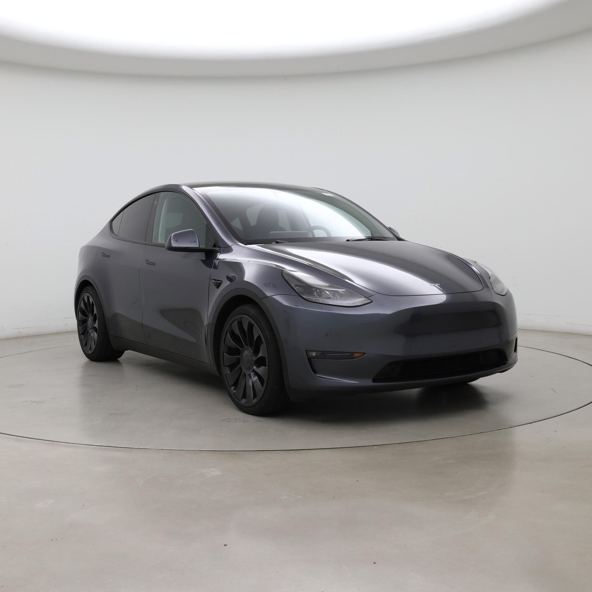 Gray 2023 Tesla Model Y SUV / Crossover All-Wheel Drive Automatic