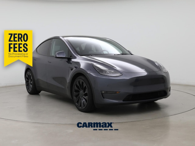 Gray 2023 Tesla Model Y SUV / Crossover All-Wheel Drive Automatic