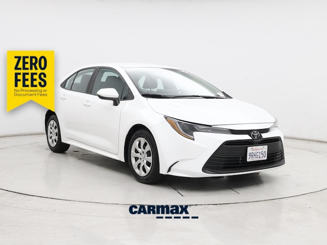 White 2025 Toyota Corolla Sedan Front-Wheel Drive Automatic