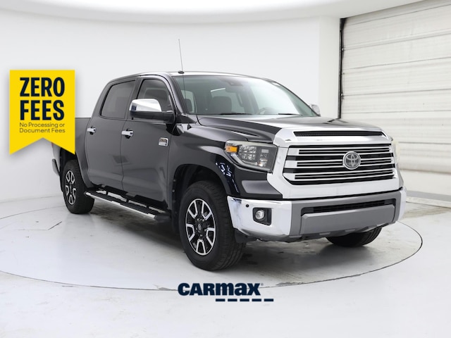 Black 2019 Toyota Tundra Pickup Truck Four-Wheel Drive Automatic