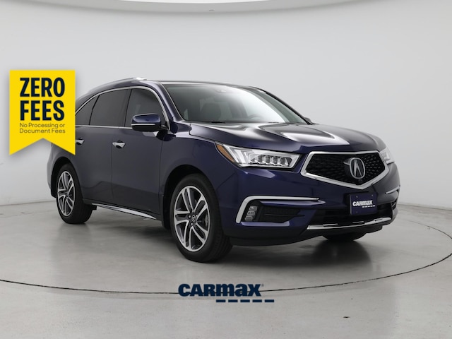Blue 2018 Acura MDX SUV / Crossover All-Wheel Drive Automatic