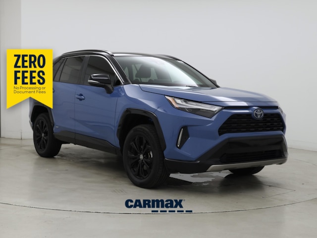 Blue 2022 Toyota RAV4 Hybrid SUV / Crossover All-Wheel Drive Automatic