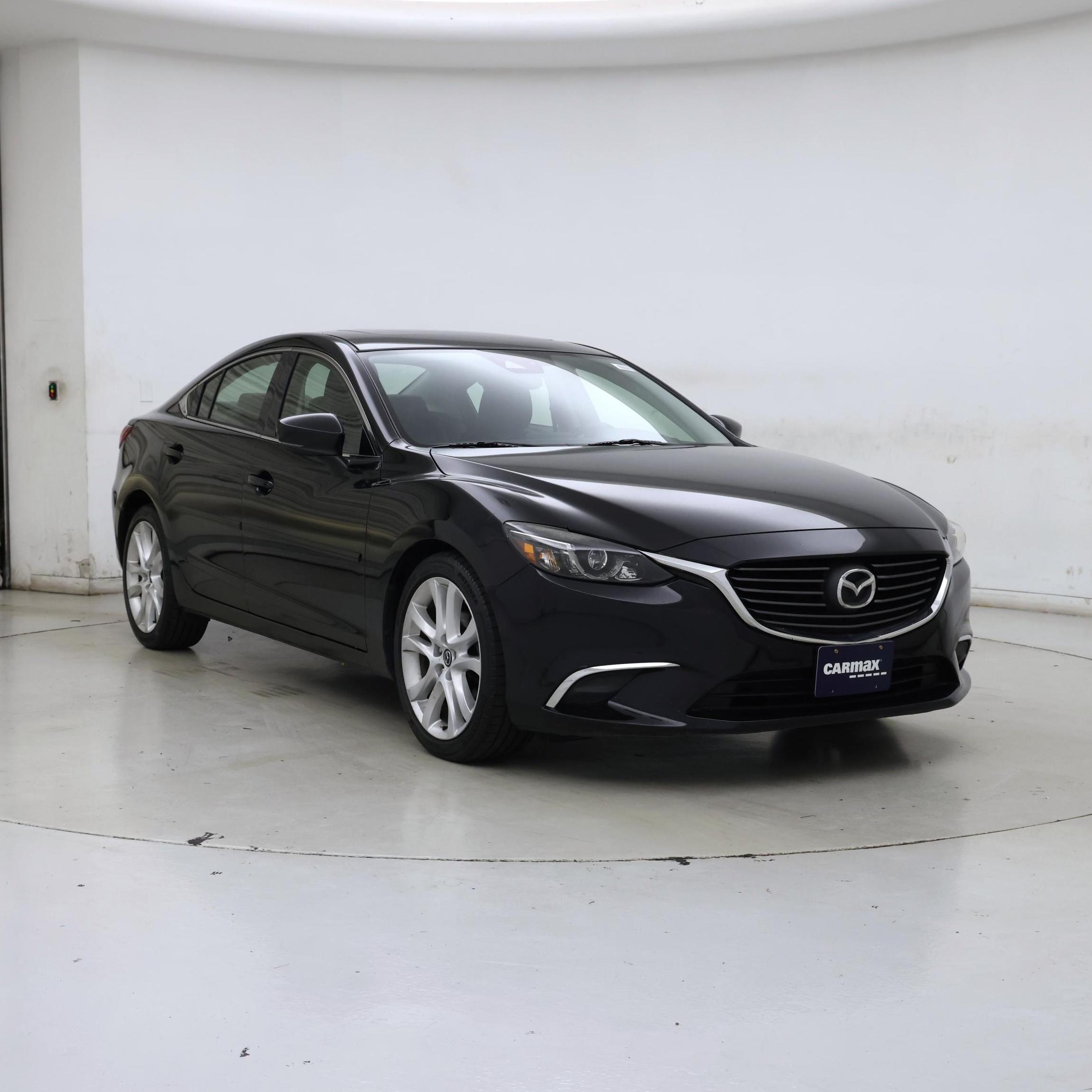 Black 2017 Mazda MAZDA6 Sedan Front-Wheel Drive Automatic