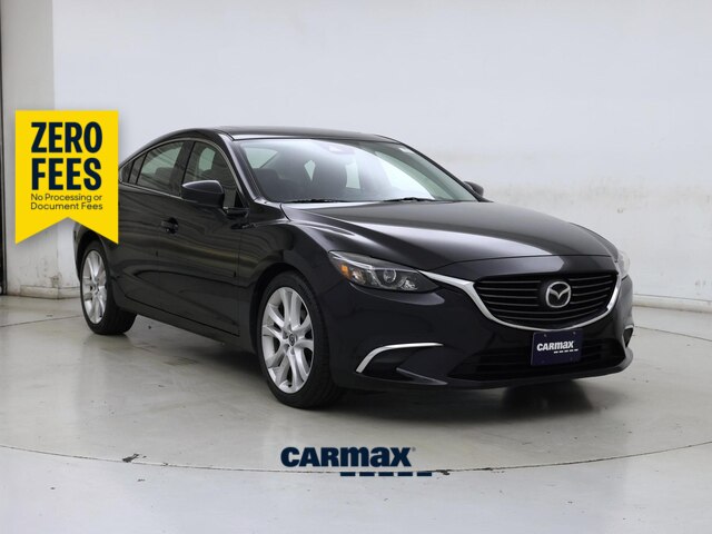 Black 2017 Mazda MAZDA6 Sedan Front-Wheel Drive Automatic