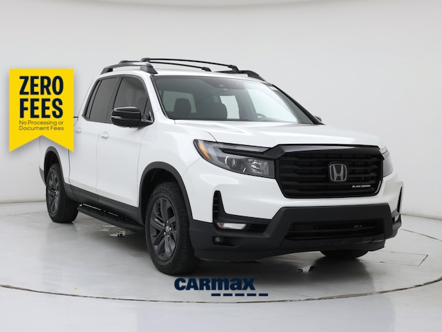 White 2021 Honda Ridgeline Pickup Truck All-Wheel Drive Automatic