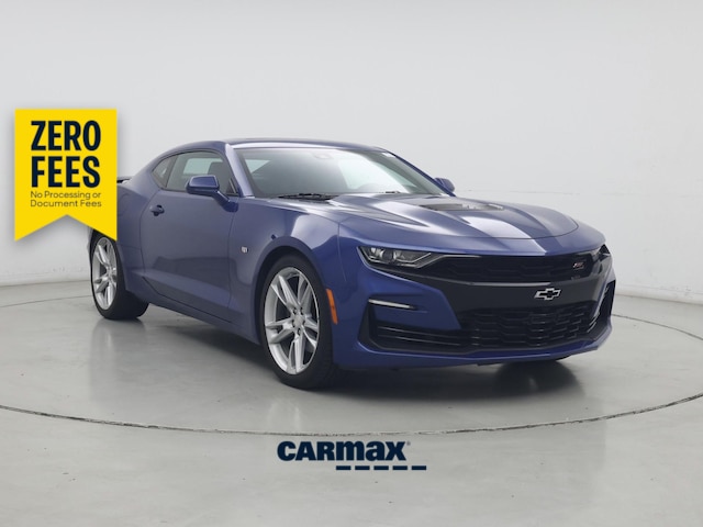 Blue 2019 Chevrolet Camaro Coupe Rear-Wheel Drive Manual