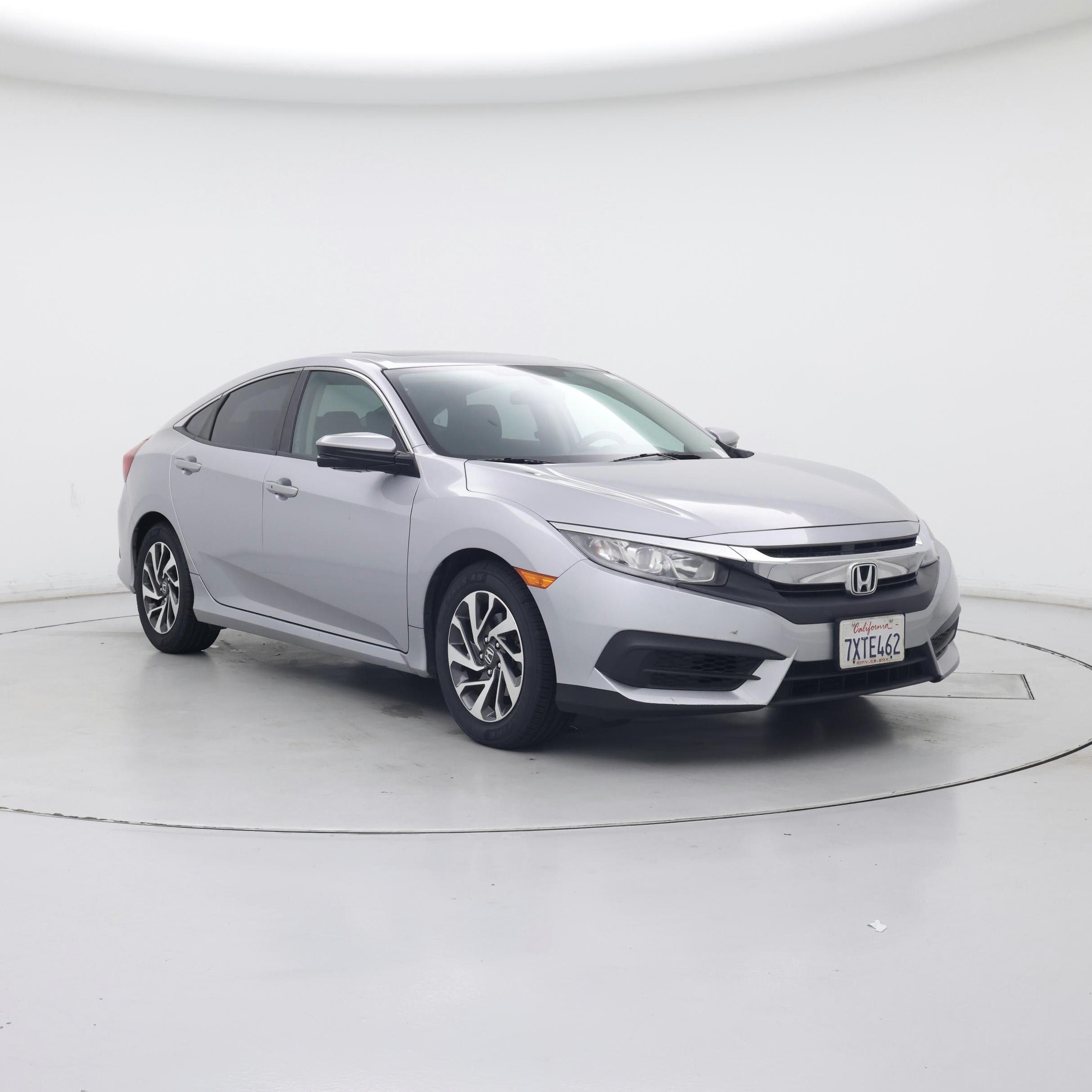 Gray 2017 Honda Civic Sedan Front-Wheel Drive Automatic