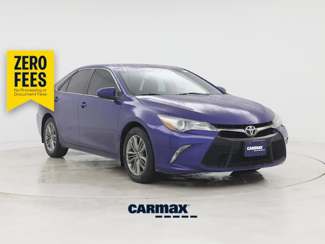 Blue 2015 Toyota Camry Sedan Front-Wheel Drive Automatic